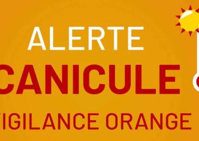 ⚠️ ALERTE CANICULE ORANGE DANS LES VOSGES ⚠️