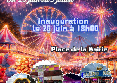 🎡✨ LA FÊTE FORAINE ARRIVE À LE THILLOT ! ✨🎡